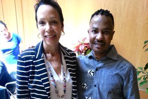 With Joyce Norwood, one of the organizers of the event