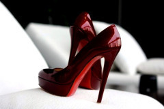 red shoes