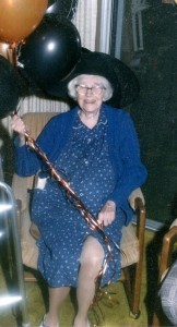 Elsie -age 97- her ever present smile. 1985