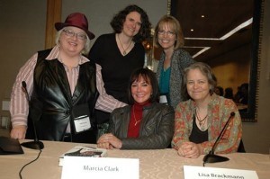 The X-Factor Panel ... smiling faces and some serious discussion!