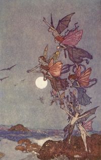 Elves and Fairies from The Tempest by Edmund Dulac