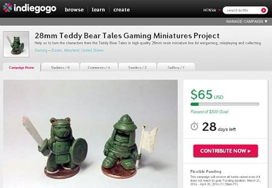 28mm Teddy Bear Tales Gaming Miniatures Project