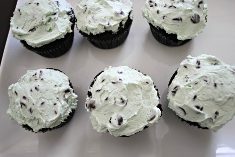 mint chip frosting overheadcropped