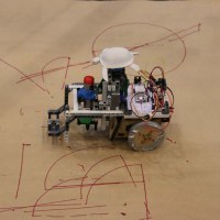 Turtlebot, the winner of the Makerland hackathon, is a Spark-powered LOGO processing, drawing robot built by combining a SumoBot Jr. kit with LEGO.