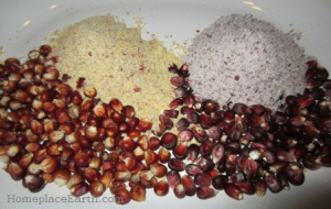 Floriana Red Flint and meal (L)-Bloody Butcher and meal (R)