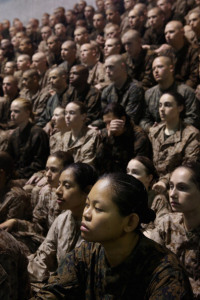 Women Attend Marine Boot Camp At Parris Island, South Carolina