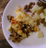 gougere on plate