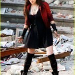 Stars shoot action scenes on the set of 'The Avengers 2' in Italy **USA ONLY**