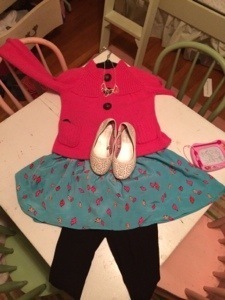 She picked out the perfect outfit.