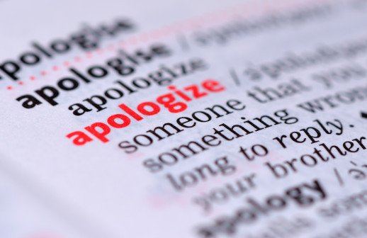 Apologize in the Dictionary