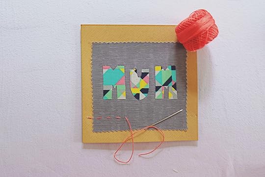 Guest Post: Craft Candy DIY Fabric Mother's Day Card Made Peachy