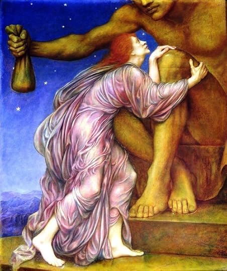 Evelyn De Morgan, The Worship of Mammon, 1909.