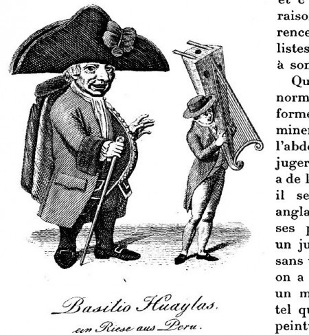 Blanchard estimates that Basilio Huaylas was actually less than 2 meters tall without the hat.