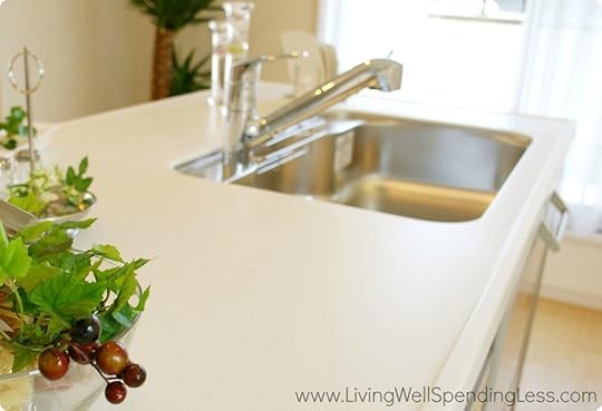 Clean Kitchen Counter