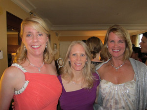 Sharon, Gwen, and Sarah before the 2013 GH/RITA Awards in Atlanta.
