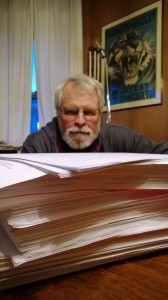 Jeff ponders Reefs first draft.