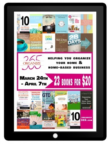 Organize365 All Organized Ebundle 23 ebooks to organize your home and home based business for $20