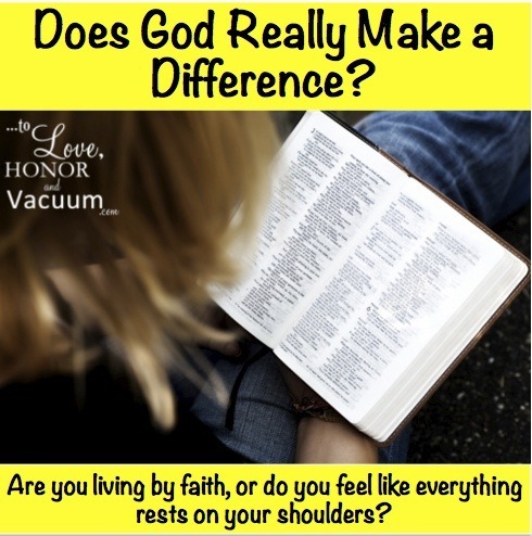 Does God Make a Difference: A look at how Christians often appear insecure that God will actually work