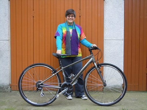 Happy me and my new bike