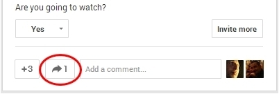 Google+ share button