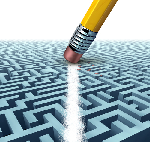 path through maze