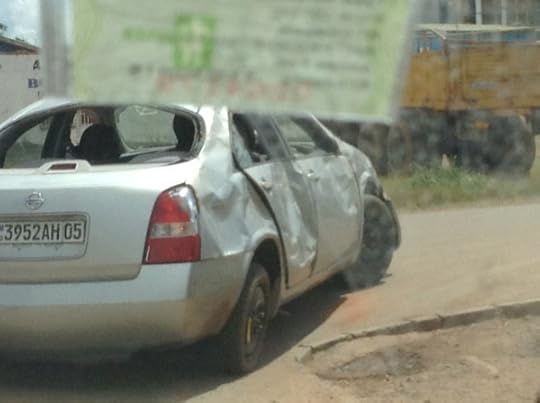 Damaged taxi (1)