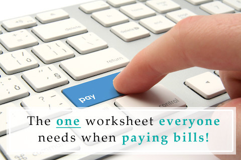 worksheet-for-bill-pay