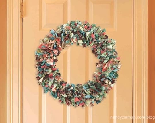 How to Make a Fabric Wreath by Donna Fenske & Nancy Zieman