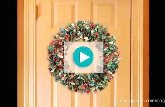 How to Make a Fabric Wreath by Donna Fenske & Nancy Zieman