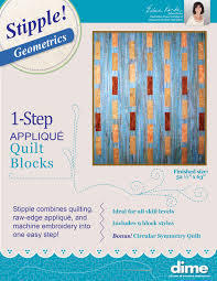 1-Step Applique Quilt Blocks-Geometrics by Eileen Roche