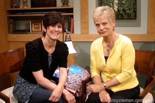 Terry Grahl_and_Nancy_Zieman_on_the_set_of_Sewing_With_Nancy