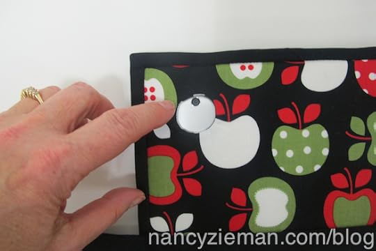 Nancy Zieman How to Make Tablet Keeper with Hole for Camera