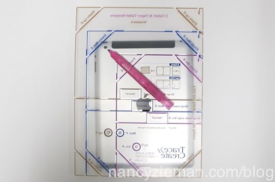 Nancy Zieman How to Make Tablet Keeper with Hole for Camera