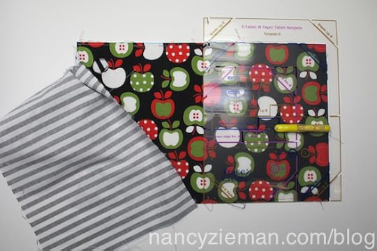 Nancy Zieman How to Make Tablet Keeper with Hole for Camera