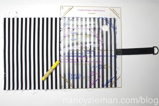 Nancy Zieman How to Make Tablet Keeper with Hole for Camera