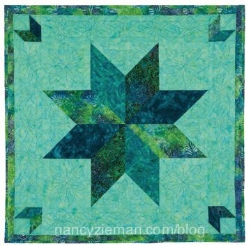 How to sew a long star quilt block Nancy Zieman