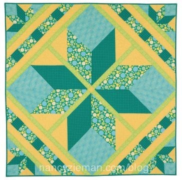 How to sew a long star quilt block Nancy Zieman