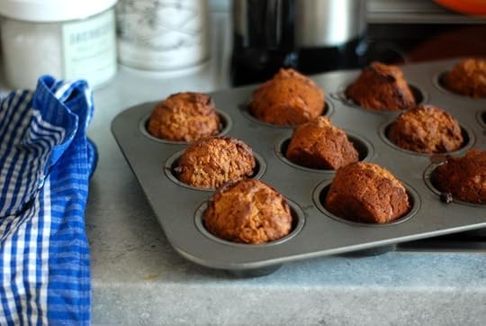 Banana rye muffins