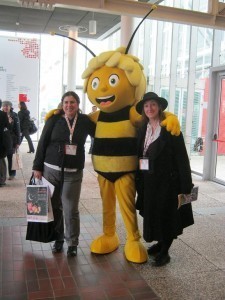 With Rhiannon and Maia the Bee