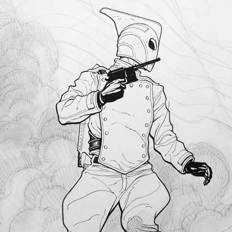 Frank Cho, Rocketeer commission