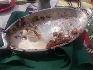 Demolished in just minutes....
