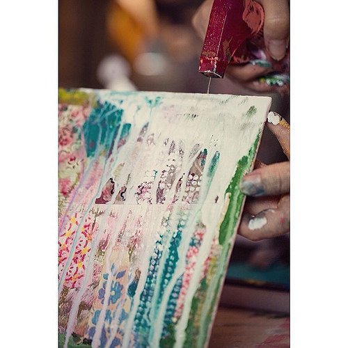 Layers are a beautiful thing. #letartoutletlovein #lovemyjob