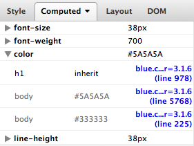 Computed Tab in Firebug