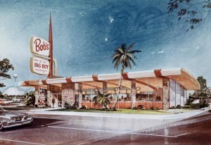 The former Bob's Big Boy with the Century Theaters in the background