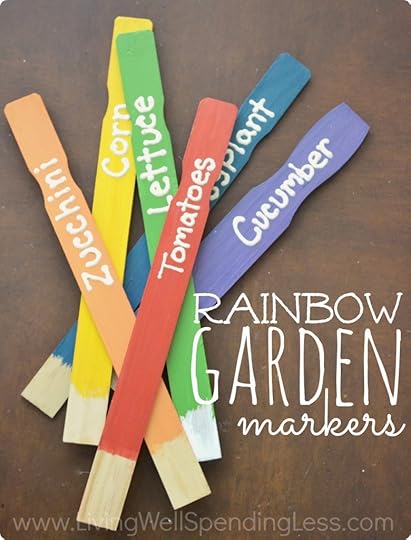 Rainbow Garden Markers 2