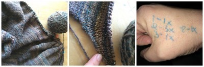 Sweater rebirth, tidier increases and increase cheat sheet.