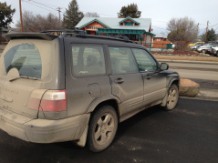 Living up a dirt road=perpetually dirty car!