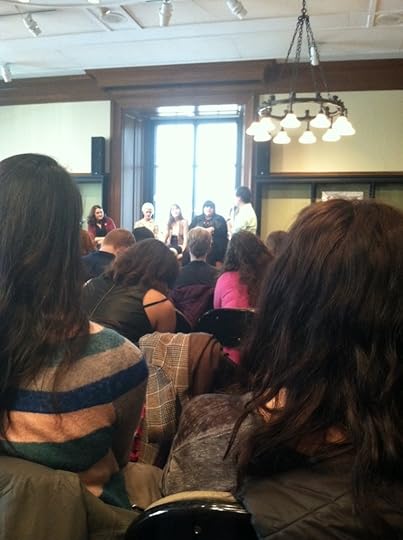 I also got to attend several panels at the NYC Teen Authors Festival! This was one being moderated by David Levithan. 