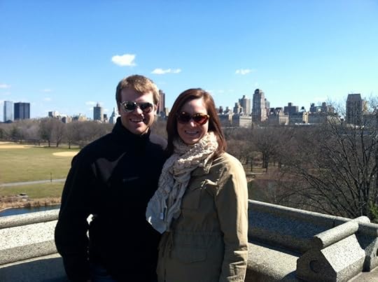 Me and the hubs at Belvedere Castle. 