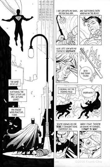 Frank Cho, Batman Superman Dark Knight commission
